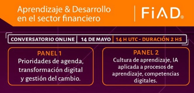 CONVERSATORIO ON LINE: APRENDIZAJE Y DESARROLLO EN EL SECTOR FINANCIERO